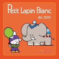 Image de Petit lapin blanc au zoo