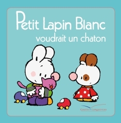 Image de Petit lapin blanc voudrait un chaton