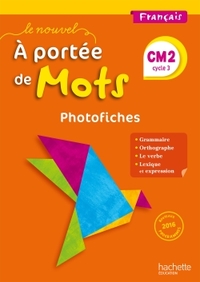 Image de Le Nouvel A portée de mots - Français CM2 - Photofiches + CD - Ed. 2017