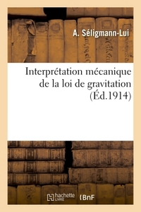 Picture of Interprétation mécanique de la loi de gravitation