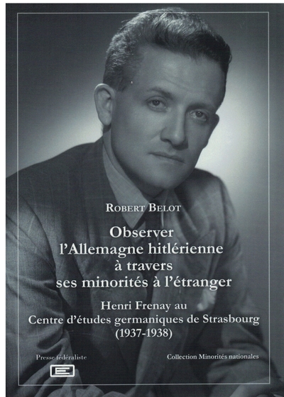 Picture of Observer l'Allemagne hitlérienne  à travers ses minorités à l'étranger