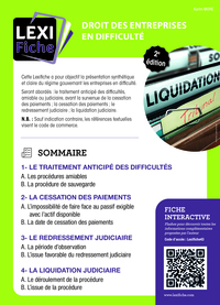 Image de Droit des entreprises en difficulté