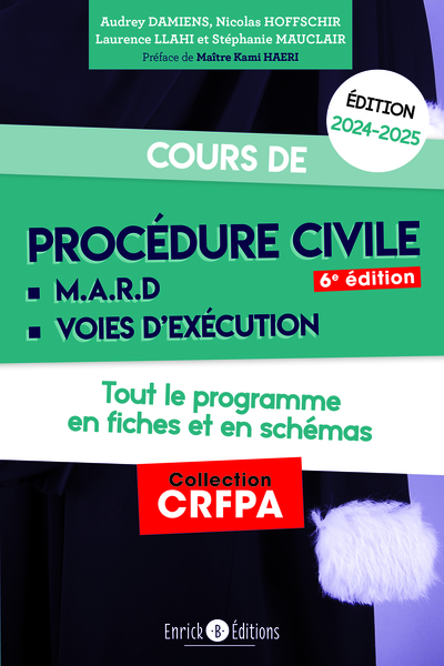 Picture of Cours de procédure civile et modes alternatifs de règlement des différends 2024-2025
