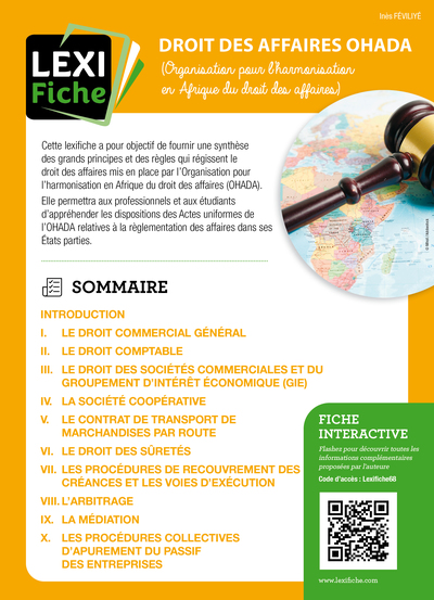 Image de Droit des affaires OHADA