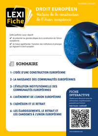 Picture of Droit européen : Histoire de la constructon de l'union européenne