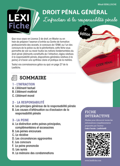 Image de Droit pénal général