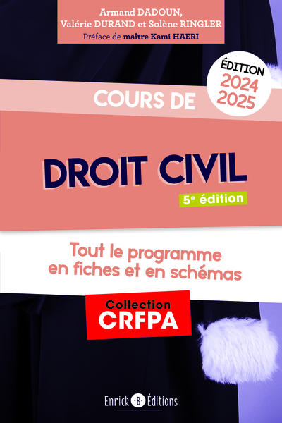 Picture of Cours de droit civil 2024-2025