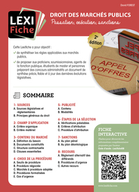 Picture of Droit des marchés publics