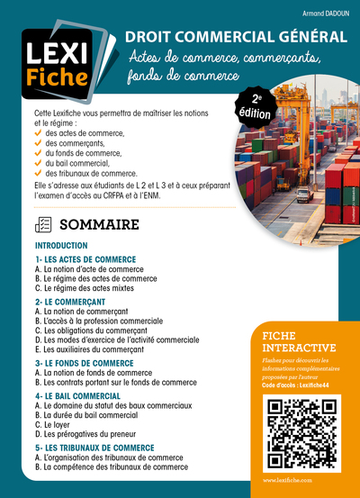 Picture of Droit commercial général