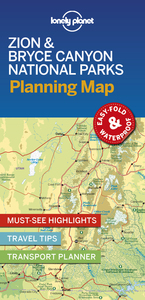 Image de Zion & Bryce Canyon National Parks Planning Map 1ed -anglais-