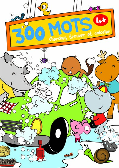 Picture of 300 mots chercher trouver et colorier 4+