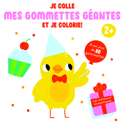Image de Je colle mes gommettes géantes et je colorie les animaux domestiques