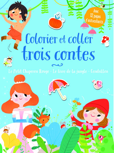Picture of Colorier et coller trois contes bleus