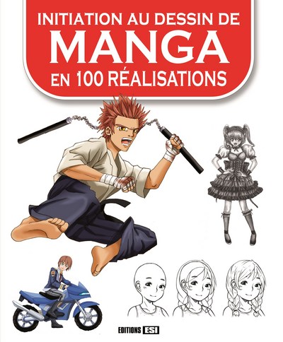 Picture of initiation au dessin de manga en 100 realisations