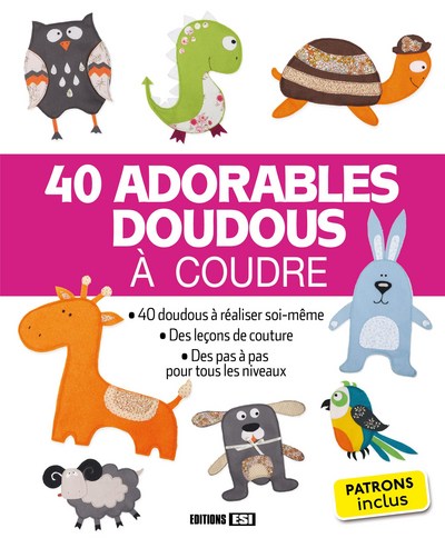 Picture of 40 adorables doudous a coudre
