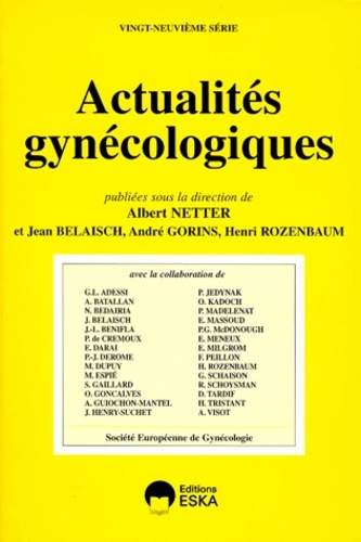Picture of ACTUALITES GYNECOLOGIQUES 29E