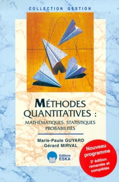 Picture of Méthodes quantitatives mathématiques, statistiques, probabilités