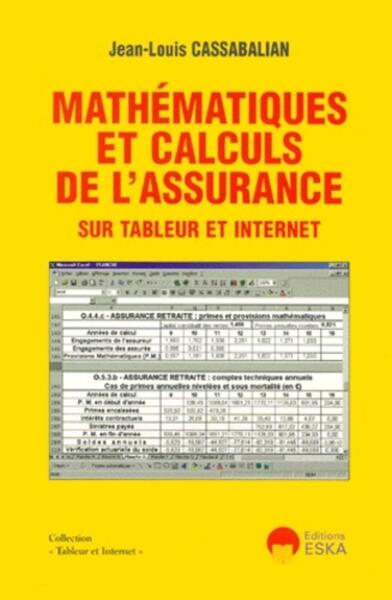 Picture of MATHEMATIQUES ET CALCULS DE L'ASSURANCE