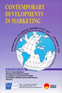 Image de CONTEMPORARY DEVELOPMENTS IN MARKETING