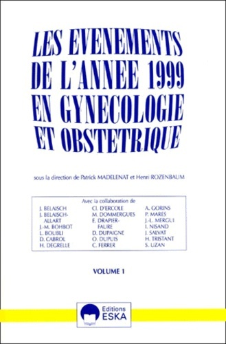 Image de EVENEMENTS AN. 1999 GYNECO. OBSTETRIQUE
