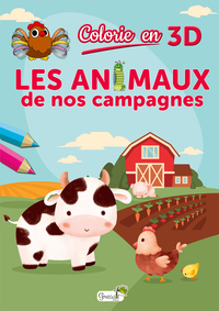 Picture of Colorie en 3D : les animaux de nos campagnes