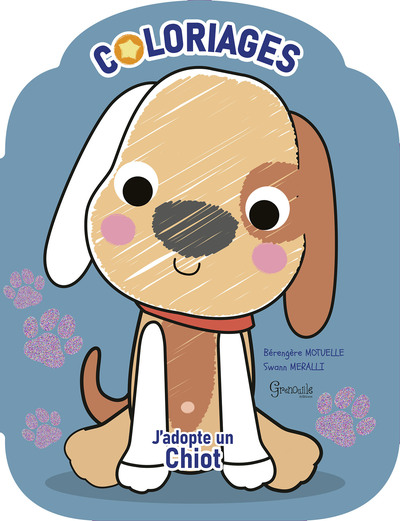 Image de Premiers coloriages - J'adopte un chiot