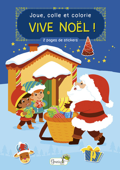 Image de Vive Noël ! Joue, colle et colorie