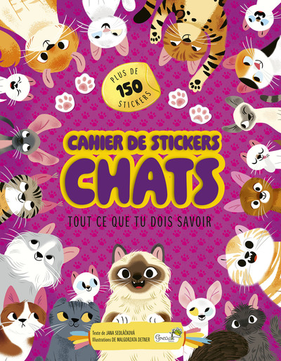 Picture of Cahier de stickers chats : tout ce que tu dois savoir