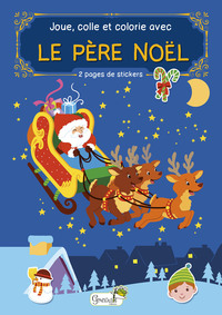 Image de Le père Noël ; Joue, colle et colorie