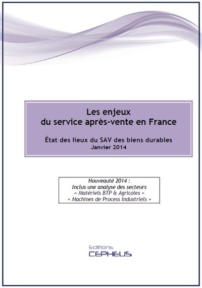 Picture of Les enjeux du service après-vente en France – Etat des lieux du SAV des biens durables Janvier 2014