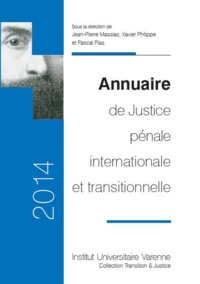 Picture of annuaire de justice pénale internationale et transitionnelle 2014