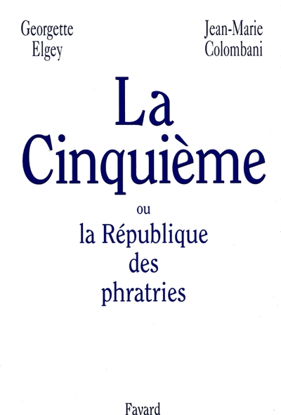 Picture of La Cinquième ou la République des phratries