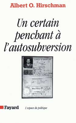 Image de Un certain penchant à l'autosubversion