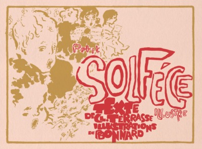 Image de PETIT SOLFÈGE ILLUSTRÉ PAR M. BONNARD FAC SIMILÉ