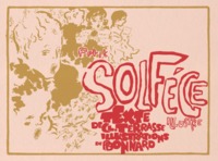 Image de PETIT SOLFÈGE ILLUSTRÉ PAR M. BONNARD FAC SIMILÉ