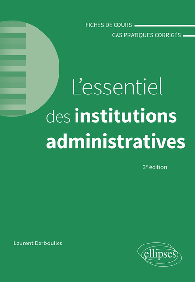 Picture of L'essentiel des institutions administratives