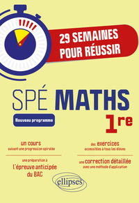 Image de 29 semaines pour réussir les Maths en 1re Spé