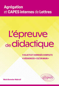 Image de L'épreuve de didactique. Agrégation et CAPES internes de Lettres