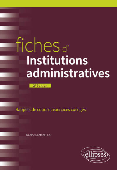 Picture of Fiches d'institutions administratives