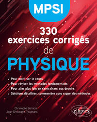 Picture of 330 exercices corrigés de Physique – MPSI