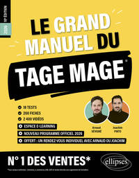 Image de Le Grand Manuel du TAGE MAGE – N°1 DES VENTES