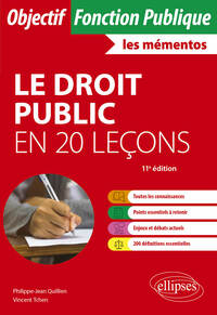 Image de Le droit public en 20 leçons