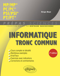 Picture of Informatique tronc commun - MP - PC - PSI - PT