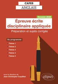 Image de CAPES Anglais 2026 - Épreuve écrite disciplinaire appliquée