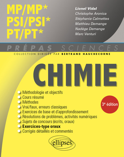 Picture of Chimie MP/MP* PSI/PSI* PT/PT*