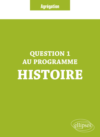 Picture of Question 1 Agrégation Histoire