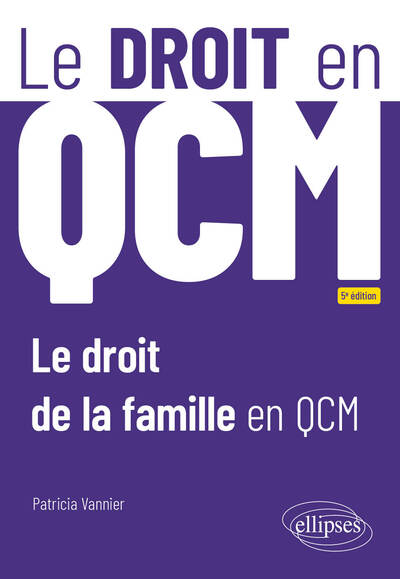 Picture of Le droit de la famille en QCM
