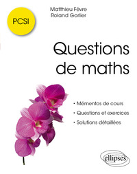 Picture of Questions de maths - PCSI