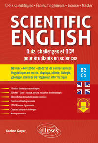 Image de Scientific English. Quiz, challenges et QCM pour étudiants en sciences B2-C1
