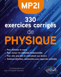 Image de 330 exercices corrigés de Physique – MP2I